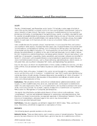 Arts, Entertainment, and Recreation