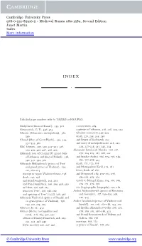 Medieval Russia 980-1584, Second Edition Janet Martin Index More Information