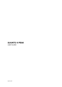 Suunto 9 Peak Userguide EN.Pdf