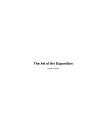 The Art of the Exposition