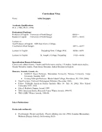 Curriculum Vitae