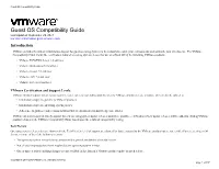 Guest OS Compatibility Guide
