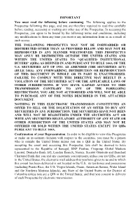 IMPORTANT You Must Read the Following Before Continuing. The