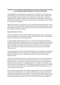 Response to the Proposed Undertakings in Relation to Media Plurality Raised by the Proposed Merger Between 21St Century Fox and Sky