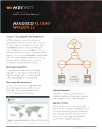 Wandisco Fusion® Amazon S3
