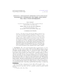 Artificial Intelligence Combined with Nonlinear Optimization Techniques and Their Application for Yield Curve Optimization