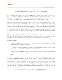 Artnet Launches New Gallery Profile Pages(PDF)