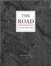 Cormac Mccarthy