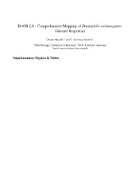 Door 2.0 - Comprehensive Mapping of Drosophila Melanogaster Odorant Responses
