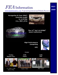FEA Newsletter July 2009