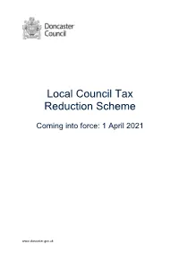 Local Council Tax Reduction Scheme