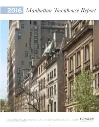 Manhattan Townhouse Report