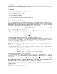 Number Theory Learning Module 3 — the Greatest Common Divisor 1