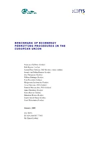 Report on EU Bioenergy Permitting Procedures