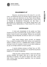 Requerimento Nº , De 2009