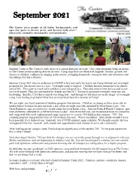 Summer Camp at the Center Is Truly More of a Season Than Just an Event