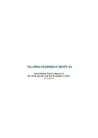 Tallinna Kaubamaja Grupp As