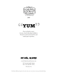 View the Catering Menu Here