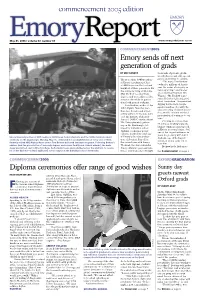 Emory Sends Off Next Generation of Grads