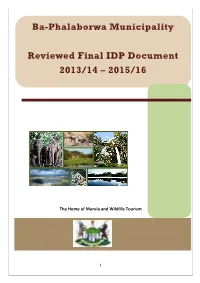 Final Idp Doc 2013-14