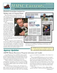 HMSC Currents April/May 2009