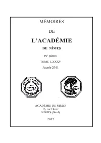 Mémoires 2011