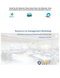 Resource Co-Management Workshop