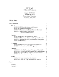 Table of Contents
