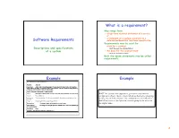 What Is a Requirement?