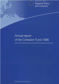 Annual Report of the Cohesion Fund 1996
