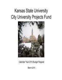 Calendar Year 2016 Budget Request