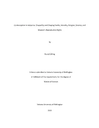 Contraception in Aotearoa: Shaped by and Shaping Family, Morality, Religion, Science, And