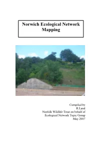 Norwich Ecological Network Report 2007