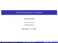 Polya Enumeration Theorem