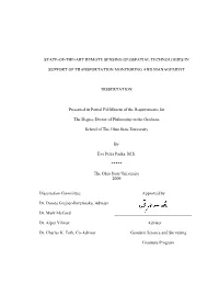 State-Of-The-Art Remote Sensing Geospatial Technologies In