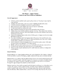 The Priory – Upper School Uniform and Non-Uniform Guidelines