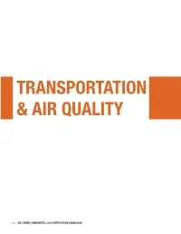 View Transportation & Air Quality