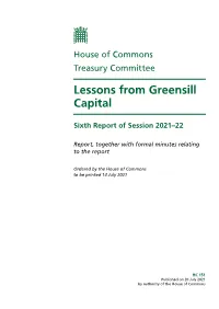 Lessons from Greensill Capital