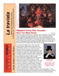 Study Guide for La Traviata, 2016.Pub