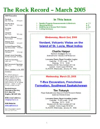 The Rock Record – March 2005