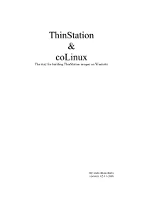 Thinstation & Colinux
