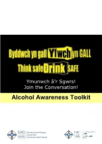 Alcohol Awareness Toolkit [PDF] (Public Health Wales)