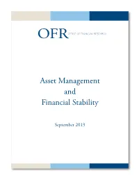 Asset Management and Financial Stability