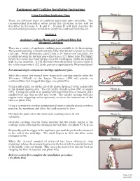 Equipment and Caulking Installation Instructions Using Caulking Applicator Guns Photo 1A
