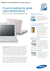 If You're Looking for Great Value Performance