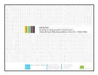 REWIND a Guide to Surveying the First Decade: Video Art and Alternative Media in the U.S., 1968-1980