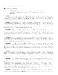 Senate Resolution No. 444 Senator SERRANO BY: the Life And