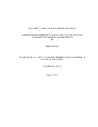 The Resettlement of the Karen in Minnesota A
