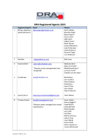 DRA Registered Agents 2021