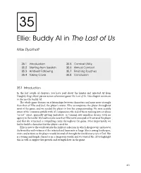 Ellie: Buddy AI in the Last of Us